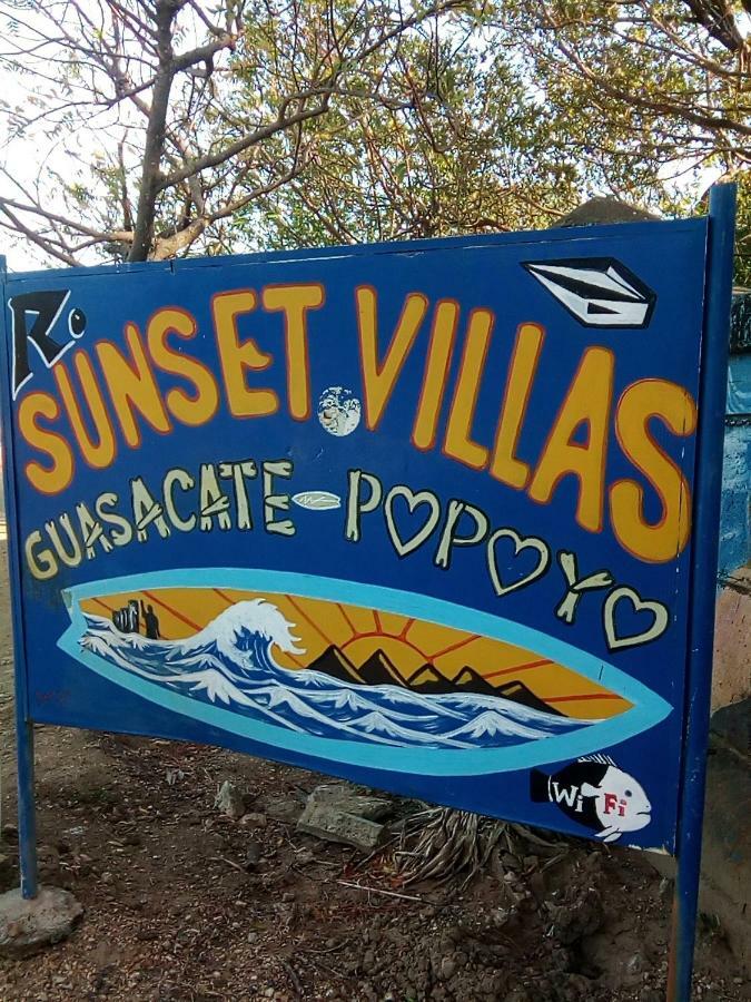 Hostel Sunset Villas Popoyo Buitenkant foto